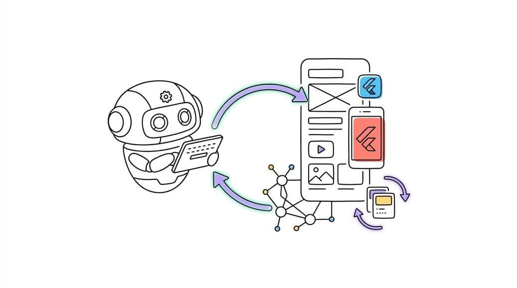 Agentes de IA que construyen apps Flutter: el bucle cerrado con el Dart MCP server y el hot reload agéntico