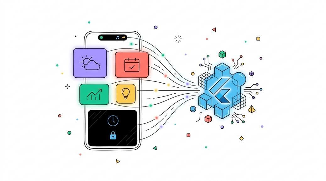 Live Activities y widgets de pantalla de inicio en Flutter: qué se puede y qué no