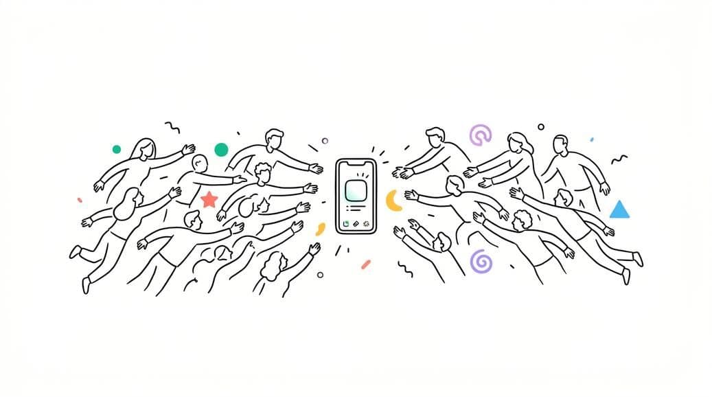 App para un millón de personas: el día del lanzamiento es el pico